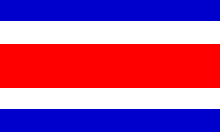 Vlag van Costa rica